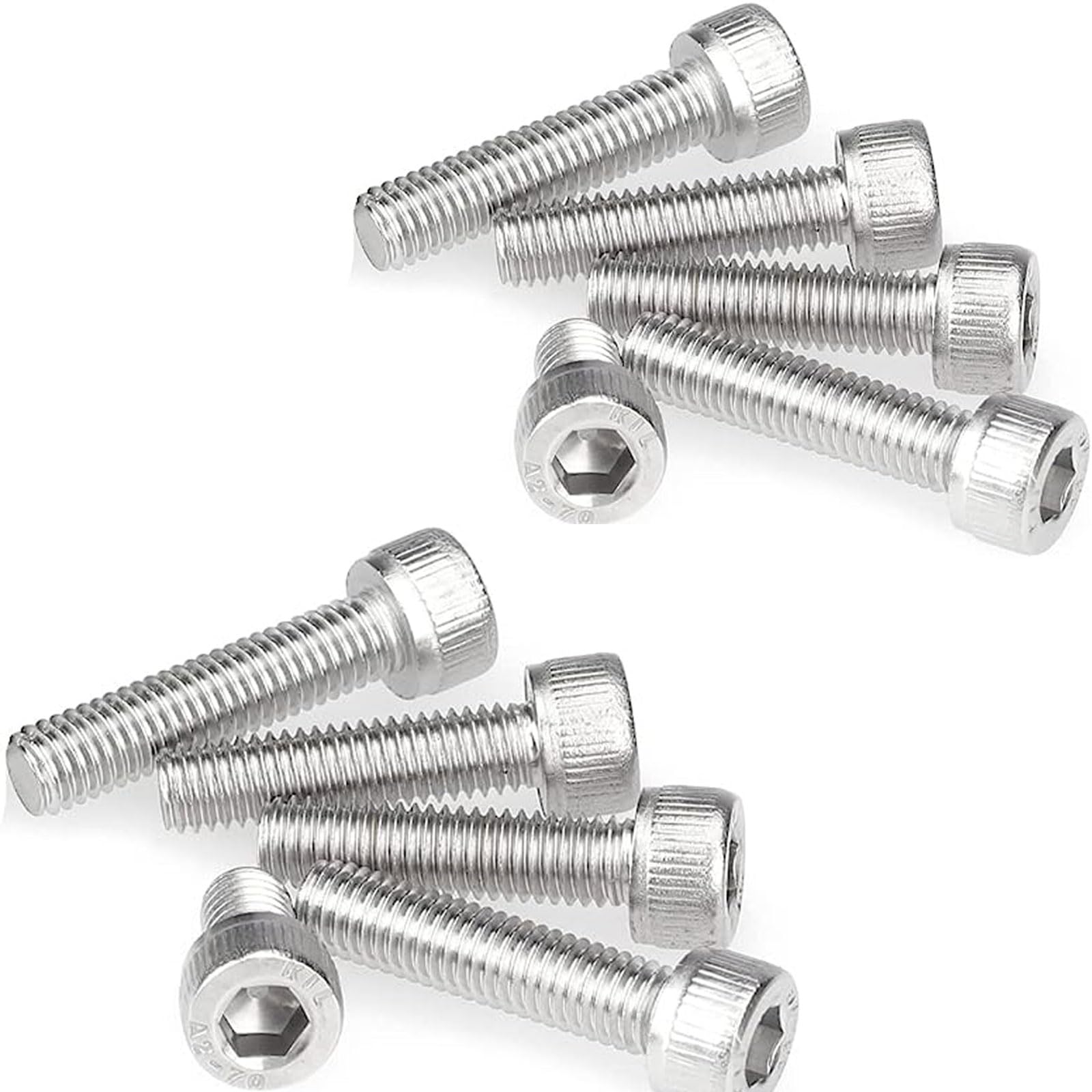 Stainless Steel Allen Bolt Socket Head Cap Screws Fully Threaded M3 M4 M5 M6 M8 Extra Long 4mm To 300mm