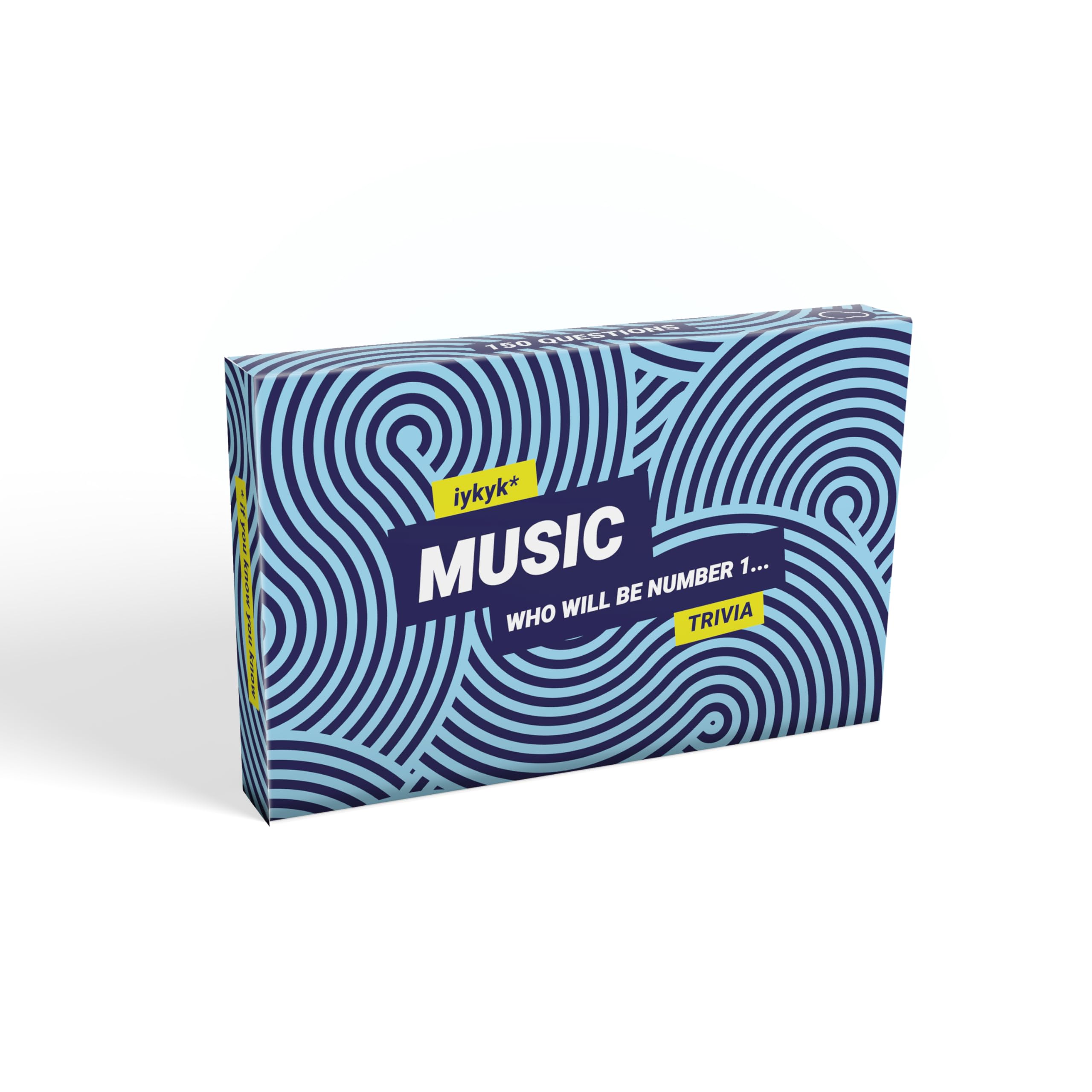 iykyk Music, Ultimate Music Quiz Game, 150 Cards Covering Chart-Topping Artists, Songs & Albums, Twist on Classic Quiz