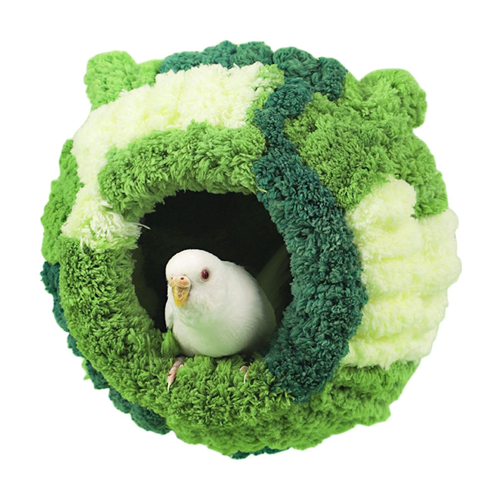 Warm Bird Hammock | Winter Warm Bed for Parrot - Bird Sleeping House, Winter Thermal Insulation Artifact - Thick Warm Cotton Nest
