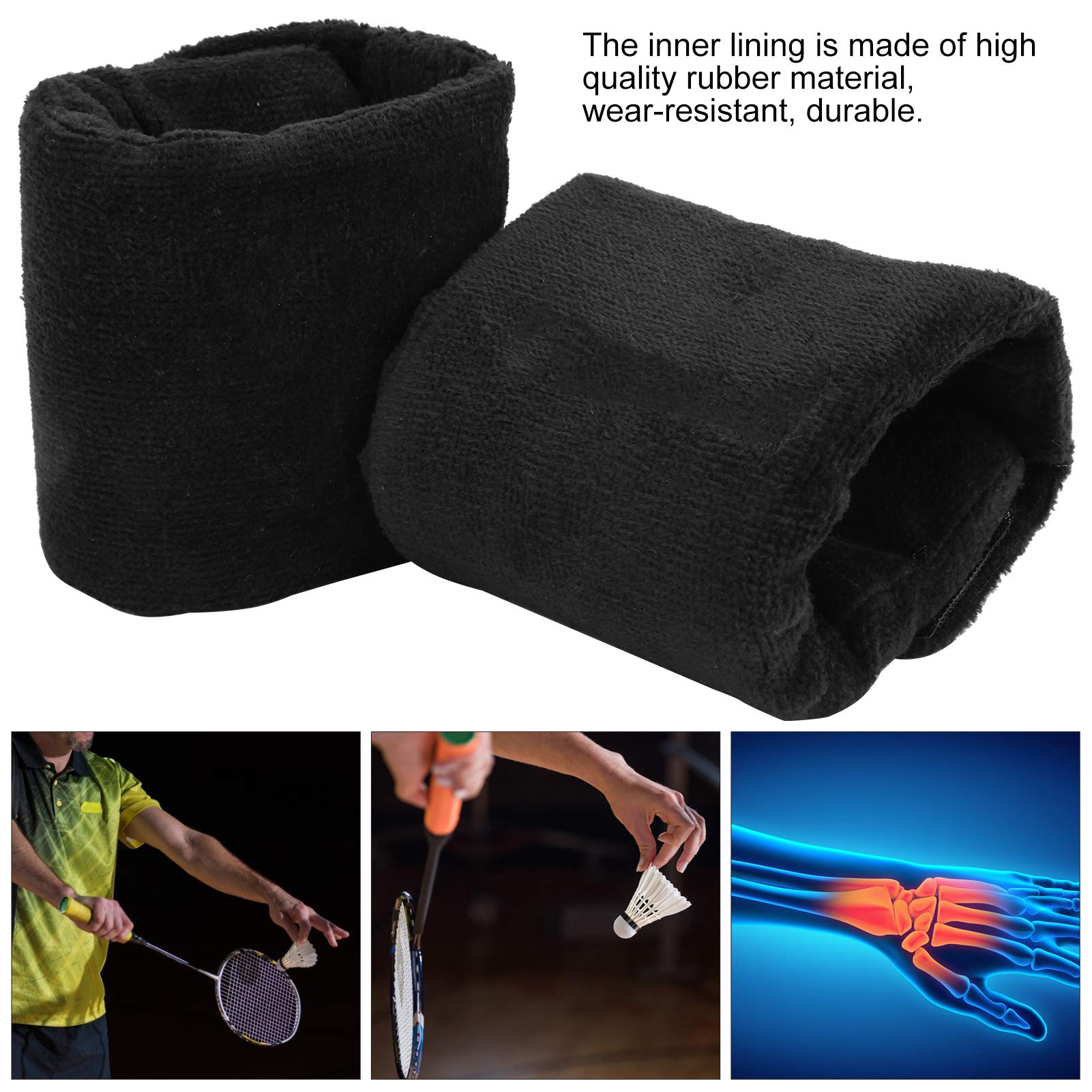 2 Pezzi Peso Peso Protettore Polso Pesa di Protezione del Polso Supporto per la Protezione del Polso per Allenamento di Boxe Esercizio Fitness Running Resolve