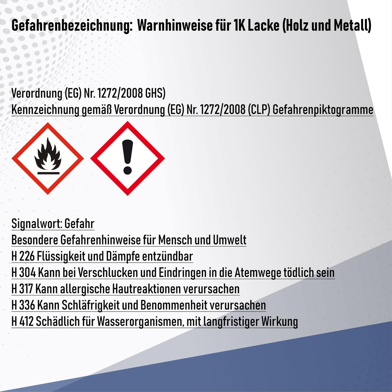 Hamburger Lack-Profi Möbelfarbe SEIDENMATT Weiß RAL 9010 Möbellack 1 L