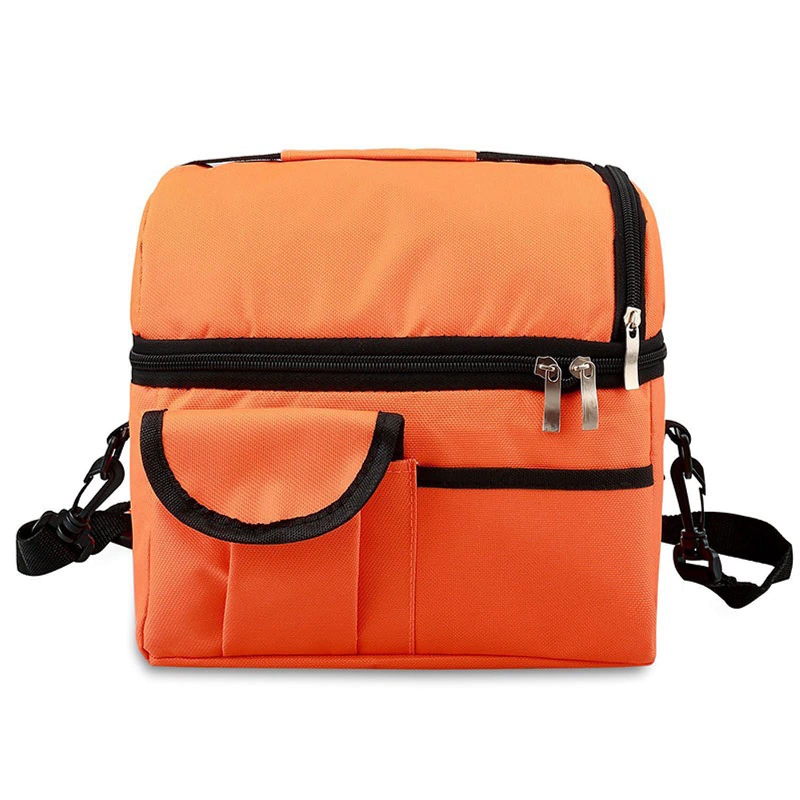 Isolierte Lunchtasche, doppelte Isolierpackung, Isoliertasche für Lebensmittel, Lunch-Kühler
