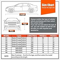 Vista 5 de Kayme Cubierta Protectora contra Granizo para Automóvil, Cubierta Completa para Automóvil Anti-Granizo Multicapa Engrosada, Impermeable