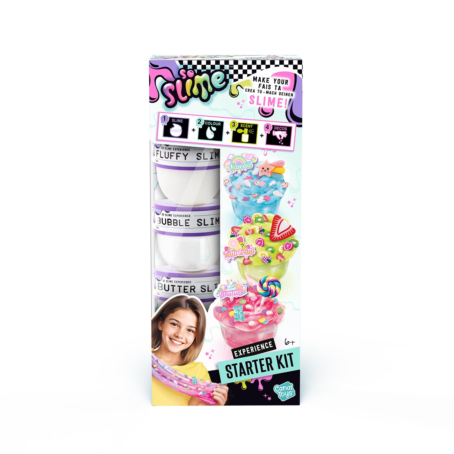 Canal Toys – So Slime Experience Starter Kit – Elige tu Textura, Fragancia, decoración – Idea de Regalo Infantil de 6 años – Ocio Creativo – Imaginación – SSC410 — view 2