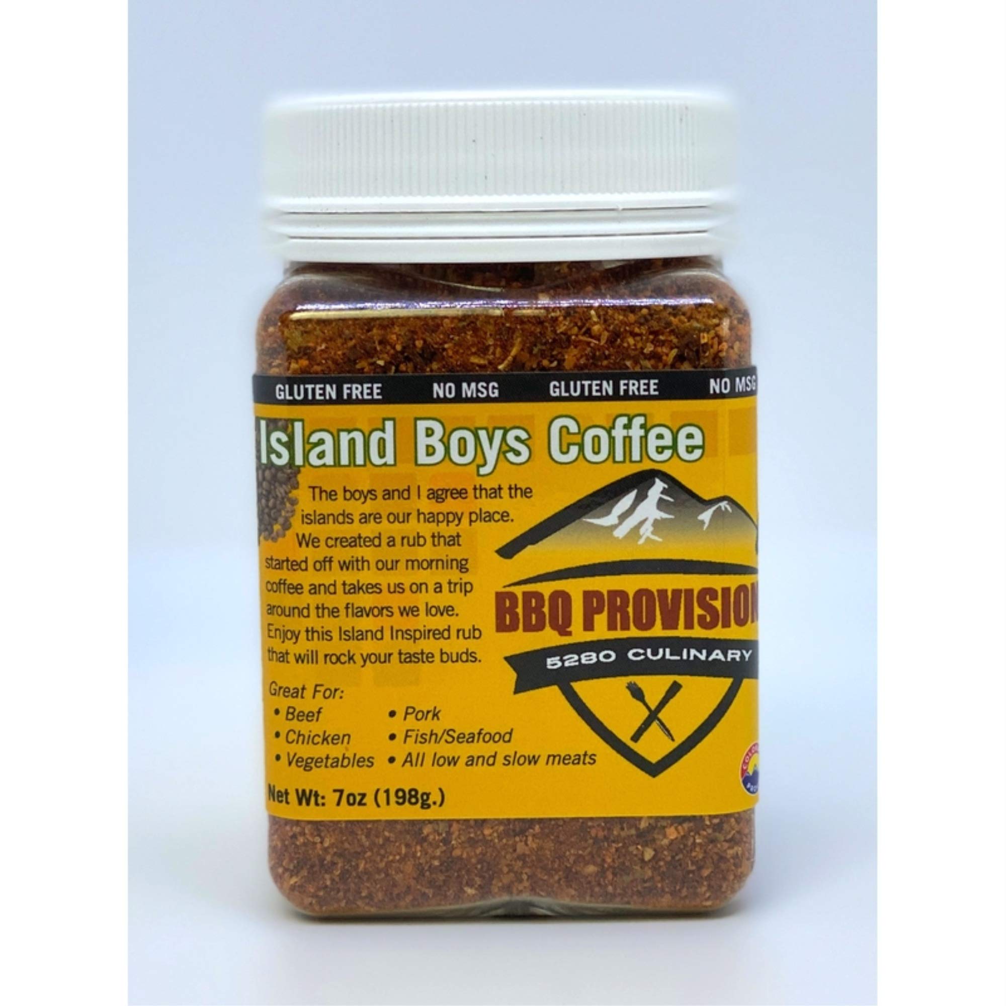 Chef J's BBQ Provisions Island Boys Coffee Rub, 7 oz