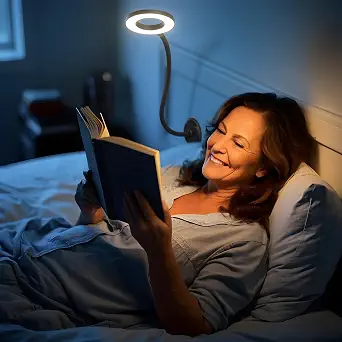 Wall Mounted LED Reading Light with Adjustable Color & Brightness