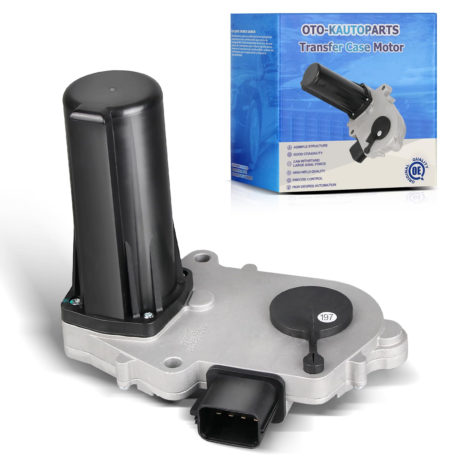 Photo 1 of OTO-K Transfer Case Shift Motor Actuator 4WD Compatible with Dodge Ram 1500 2500 3500 Pickup Durango Dakota Chrysler Aspen Mitsubishi Raider,Transfer Case Motor Replace#600-935 600935? 420-160