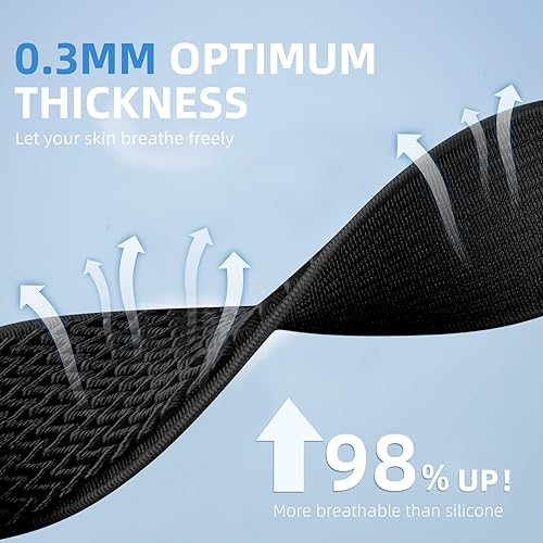 Miniatura 4 de Correa elástica compatible con correas de reloj Fitbit Versa, correa deportiva de nailon suave y transpirable de repuesto para mujeres y hombres,