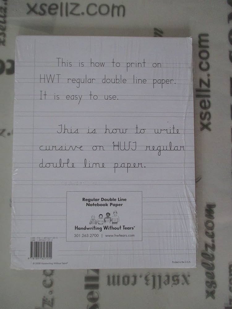 Handwriting Without Tears Lined Paper - 100 sheets: Handwriting Without Tears: 9781891627255: Amazon.com: Office Products handwriting-without-tears-lined-paper-100-sheets-handwriting-without-tears-9781891627255-amazon-com-office-products