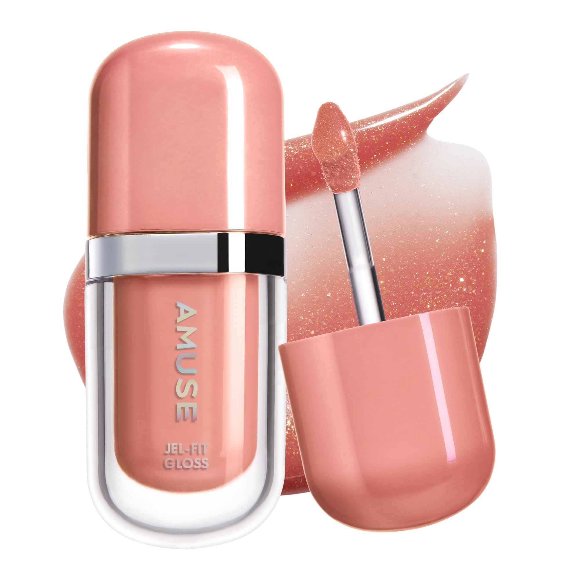 Amuse SEOUL Jel-Fit Tinted Lip Gloss (CAFFEINE CHERRY) - Ultra Shine Plumping Lip Stain, Hydrating Volumizing Lip Tint, Non-Sticky, Long Lasting Glossy Finish, Vegan, K-Beauty Makeup | High Shine, Buildable Color — view 16