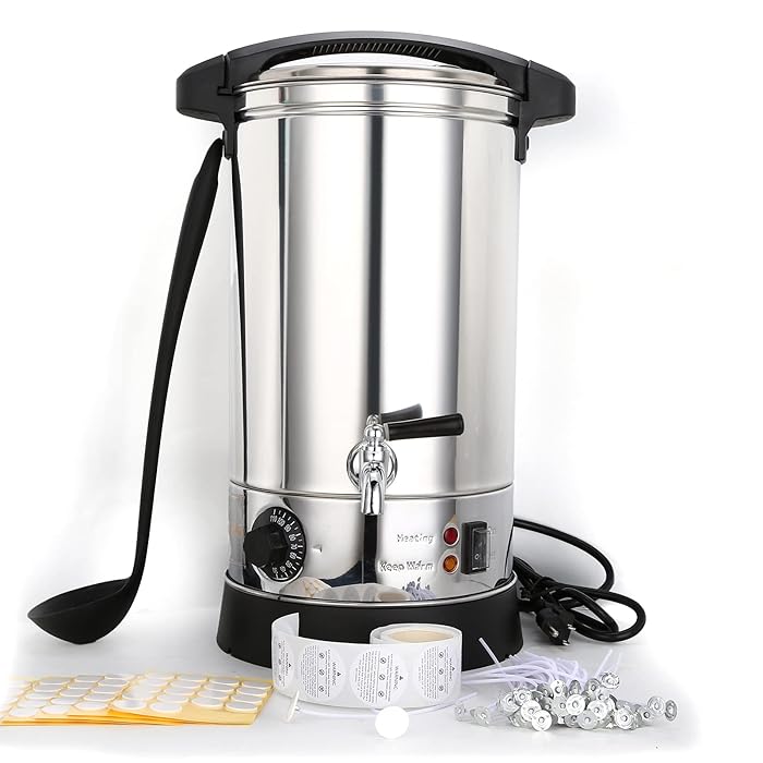 Buy Wax Melter for Candle Making, Large Electric 10.5 Qts Wax Melting Pot Machine with Quick