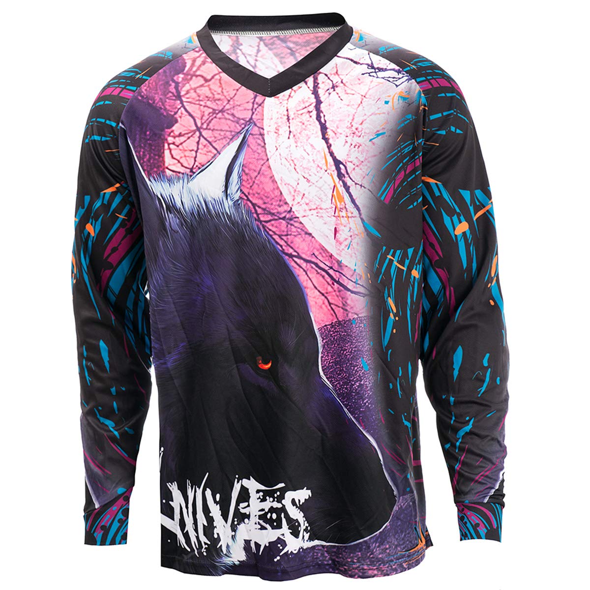 PSPORT Herren Mode Radtrikot Sommer Fahrrad Sportbekleidung MTB Trikot Tolle Geschenke Langarm Mountainbike Kleidung