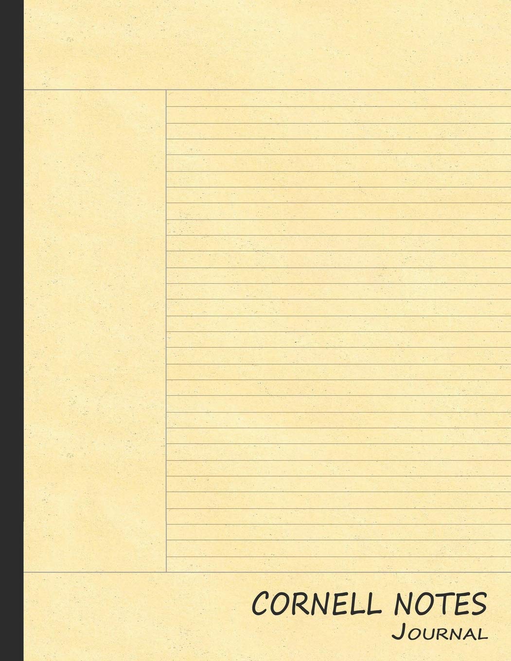 Cornell Notes Journal: Note Taking Paper for Condensing & Organizing Ideas – Yellow Tissue (Note-Taking Notebook)