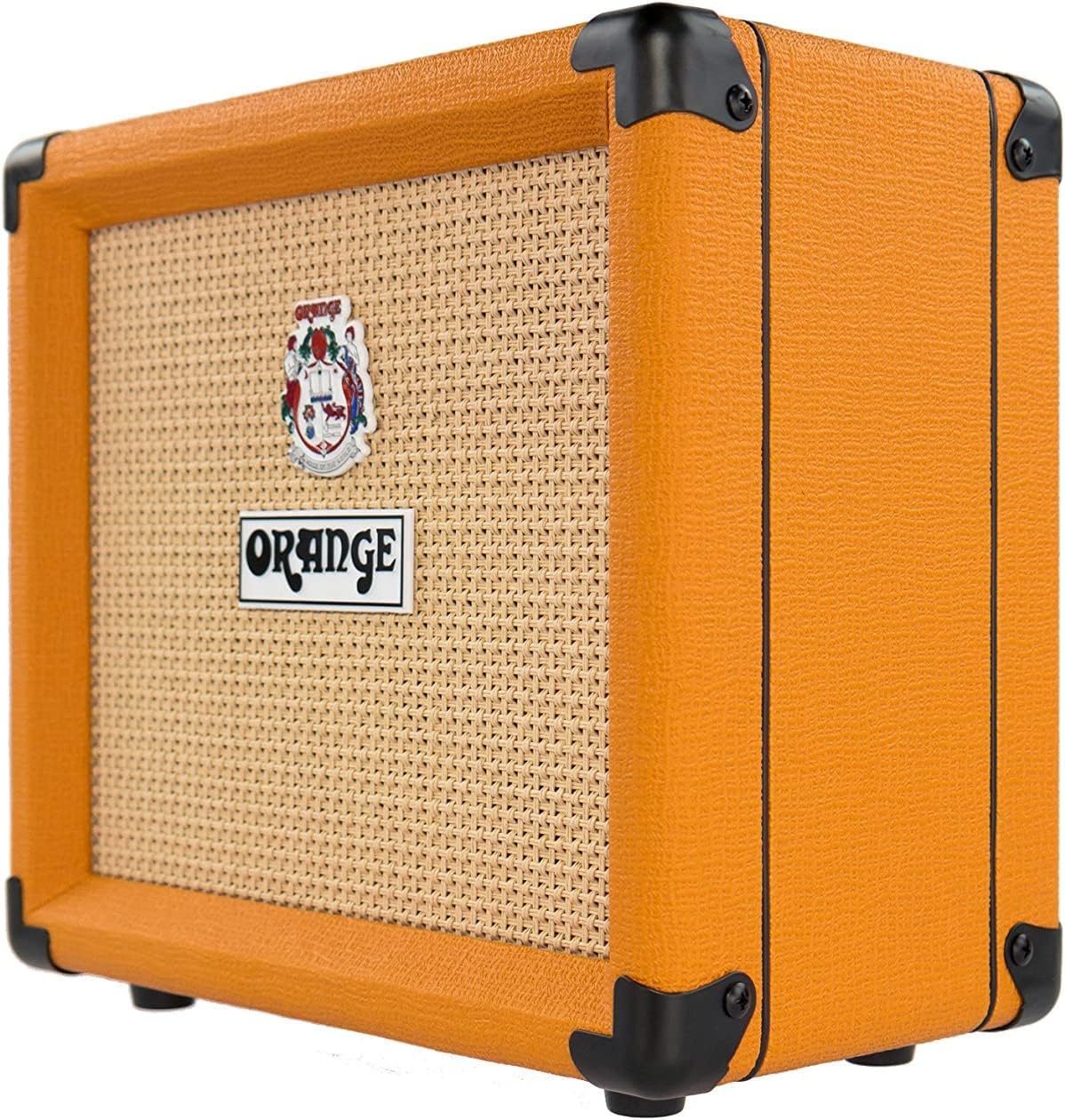 Orange Crush 12 12W 1x6 Guitar Combo Amp Bundle w/Pig Hog Woven Instrument Cable, Power Cable and Liquid Audio Polishing Cloth (3 Items)
