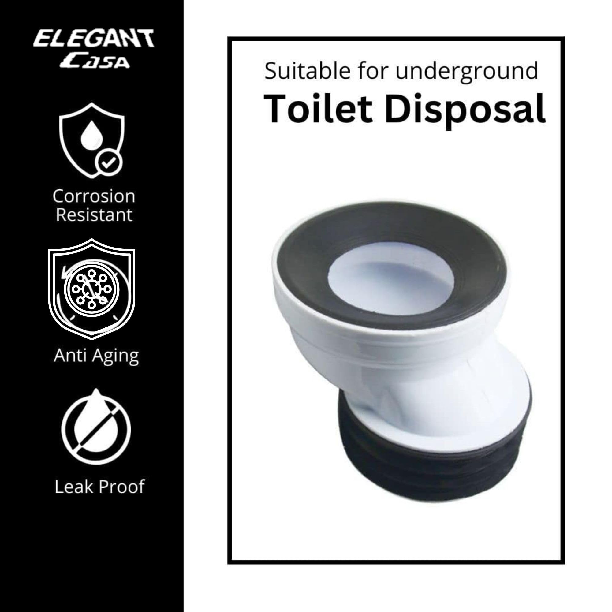 WC Pan Connector - Durable & Easy Install -2