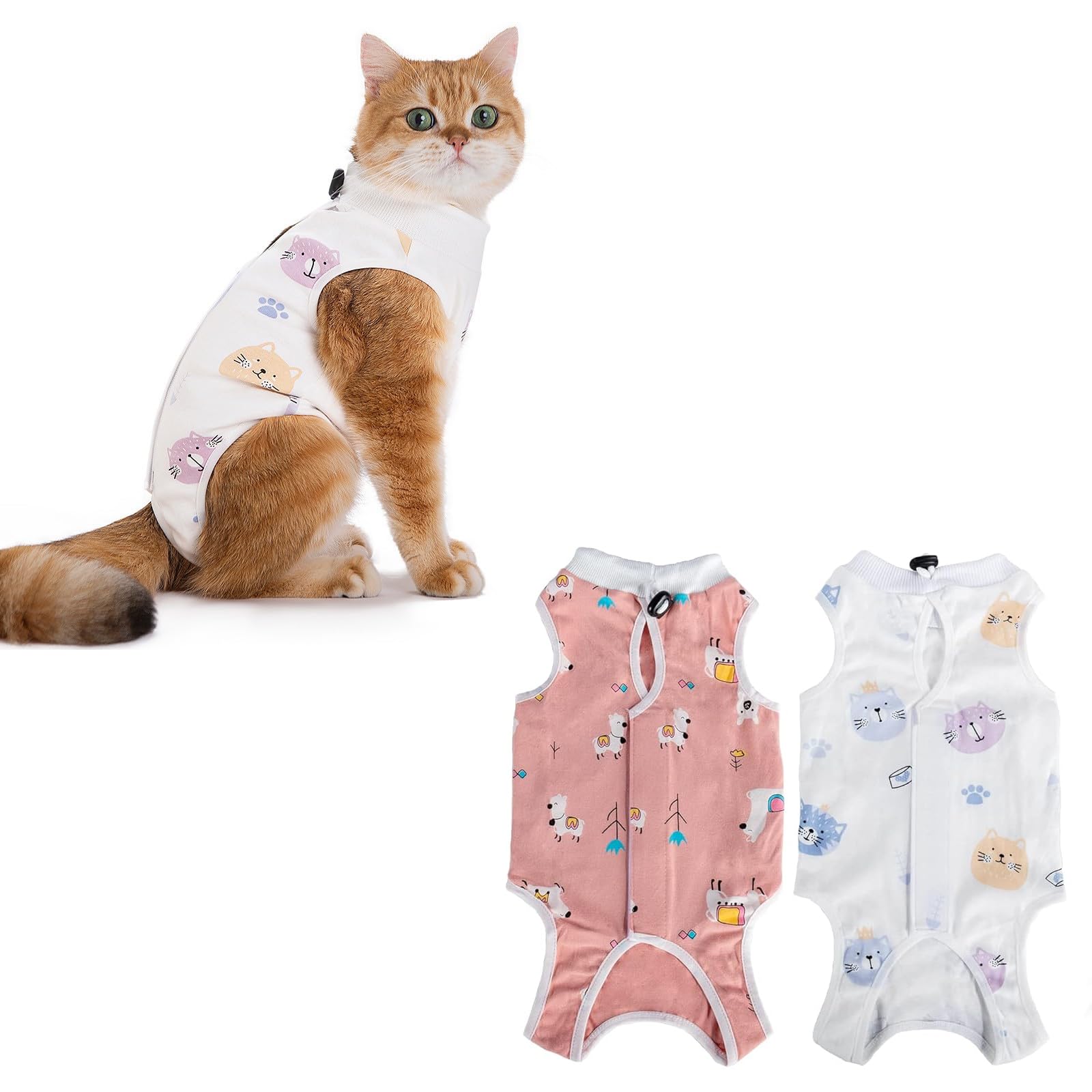 GIEEU 2 Pack Cat Recovery Suit
