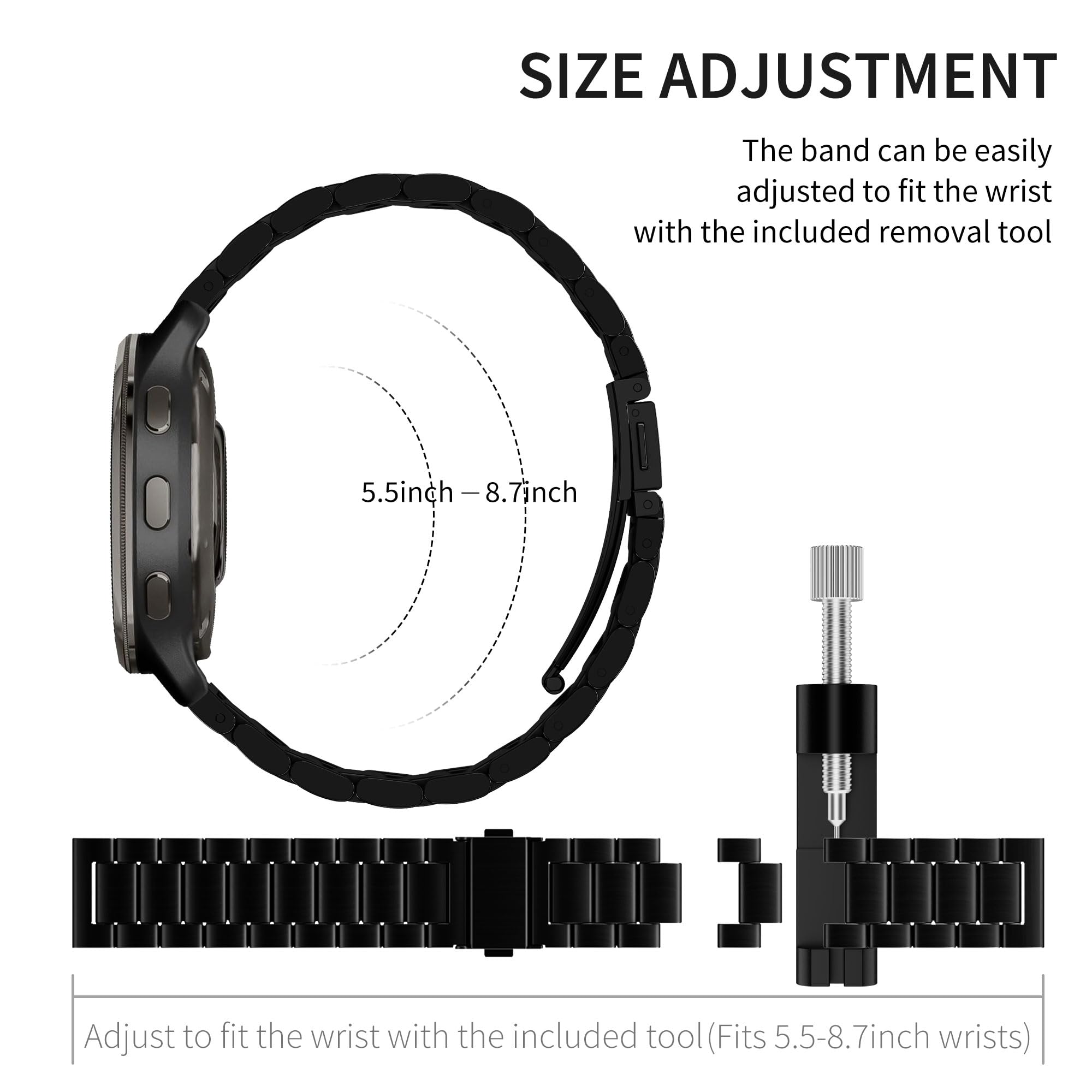 Silikon-Armband Set Für Garmin – 4 Stück, Kompatibel Mit Venu Sq, Vivoactive, Forerunner
