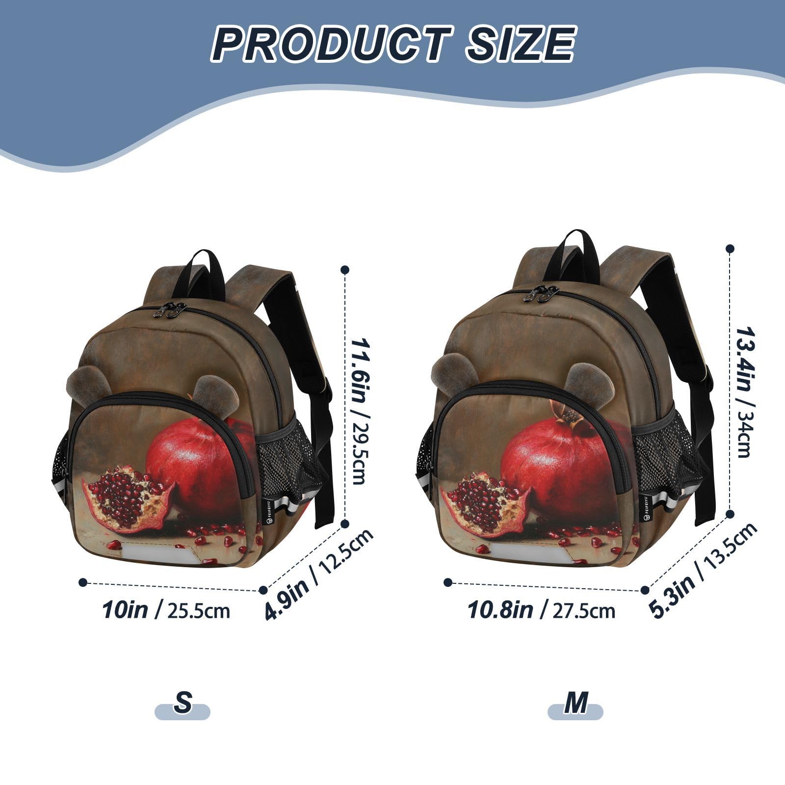 Watercolor Garnet Toddler Harness Backpack for Boys Girls 3-6 Years Kids Backpack with Anti Lost Safety Leash Baby Travel Bag for Travel Preschool Walking