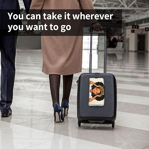 Miniatura 8 de Bolsa de maquillaje Melanin para mujer, bolsa de cosméticos impresa portátil, bolsa de aseo de viaje, bolsa organizadora de maquillaje para mujeres,