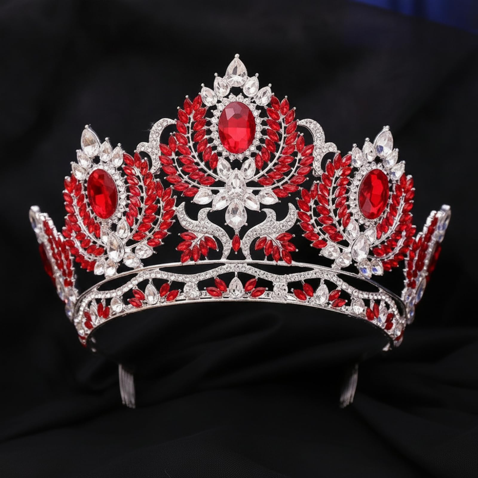 Corona Novia Dorada Corona Ornamental Ornamental con Peinetas para Novias, Quinceañeras, Style to 3