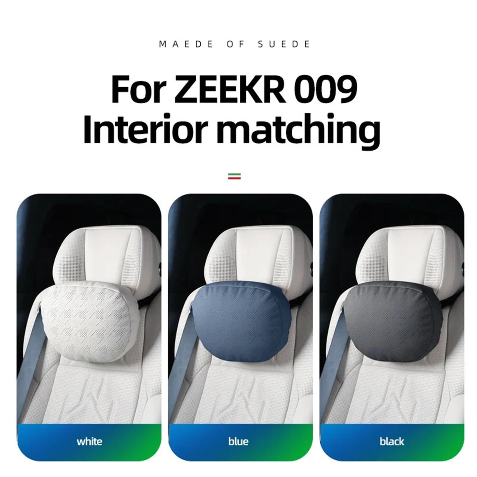 Car Seat Headrest Do ZEEKR 009 X 001 007 Zagłówek Samochodowy Podpórka Pod Szyję Poduszka Podpierająca Lędźwie Oddychająca Miękka Poduszka Pod Kark poduszka podtrzymująca szyję(A4)