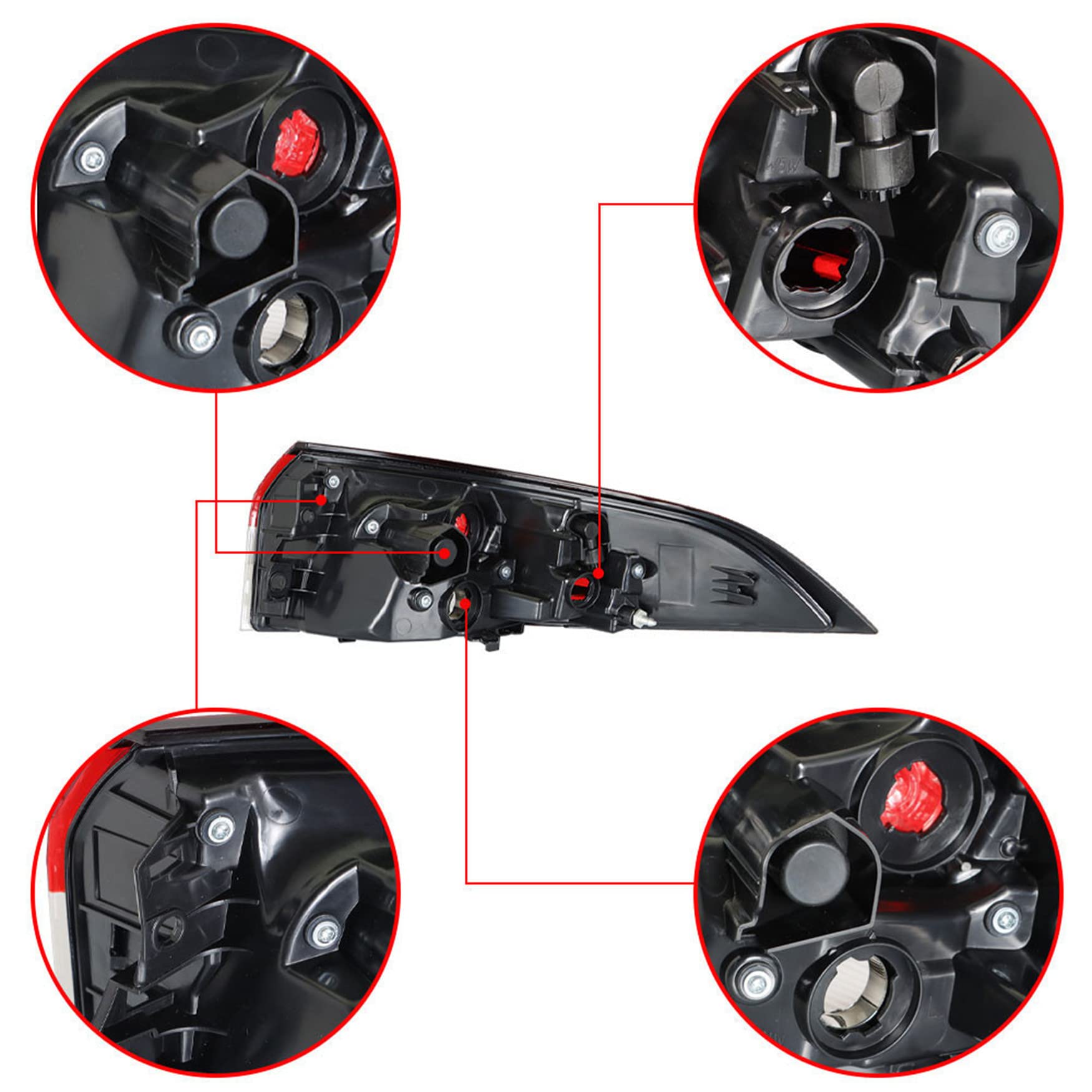 Amazon.com: WFLNHB Outer Left Side Tail Light Assembly