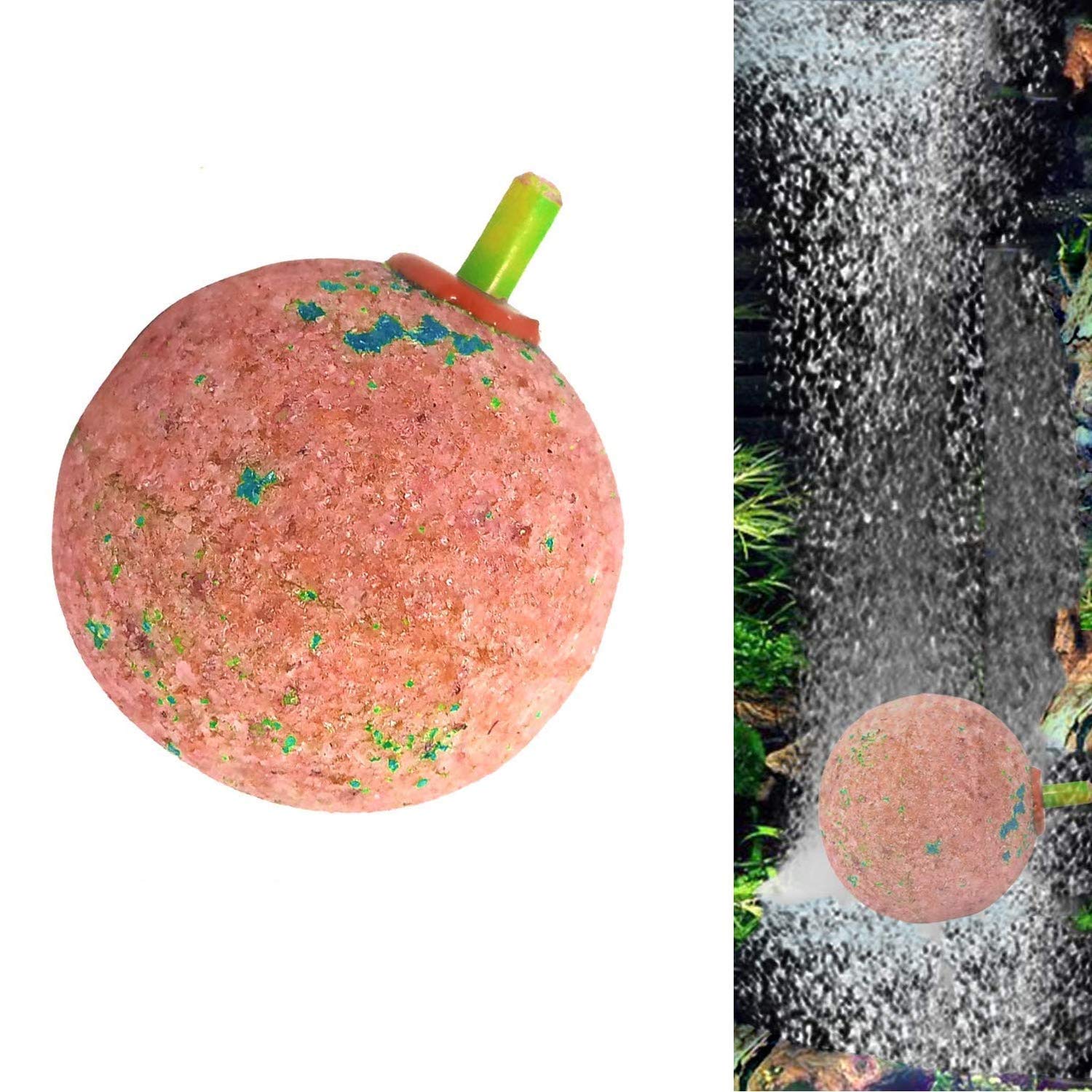 Padmashri Large Air Stone for Aquarium and Fish Tank Increase Oxygen and Keep air Fresh, Create Healthy Environment for Your Fish.(2 Inch Air Bubble/Air Stone with 10 Meter Pipe) (4 Pcs) (B07XWD45Q5) Amazon Price History, Amazon Price Tracker