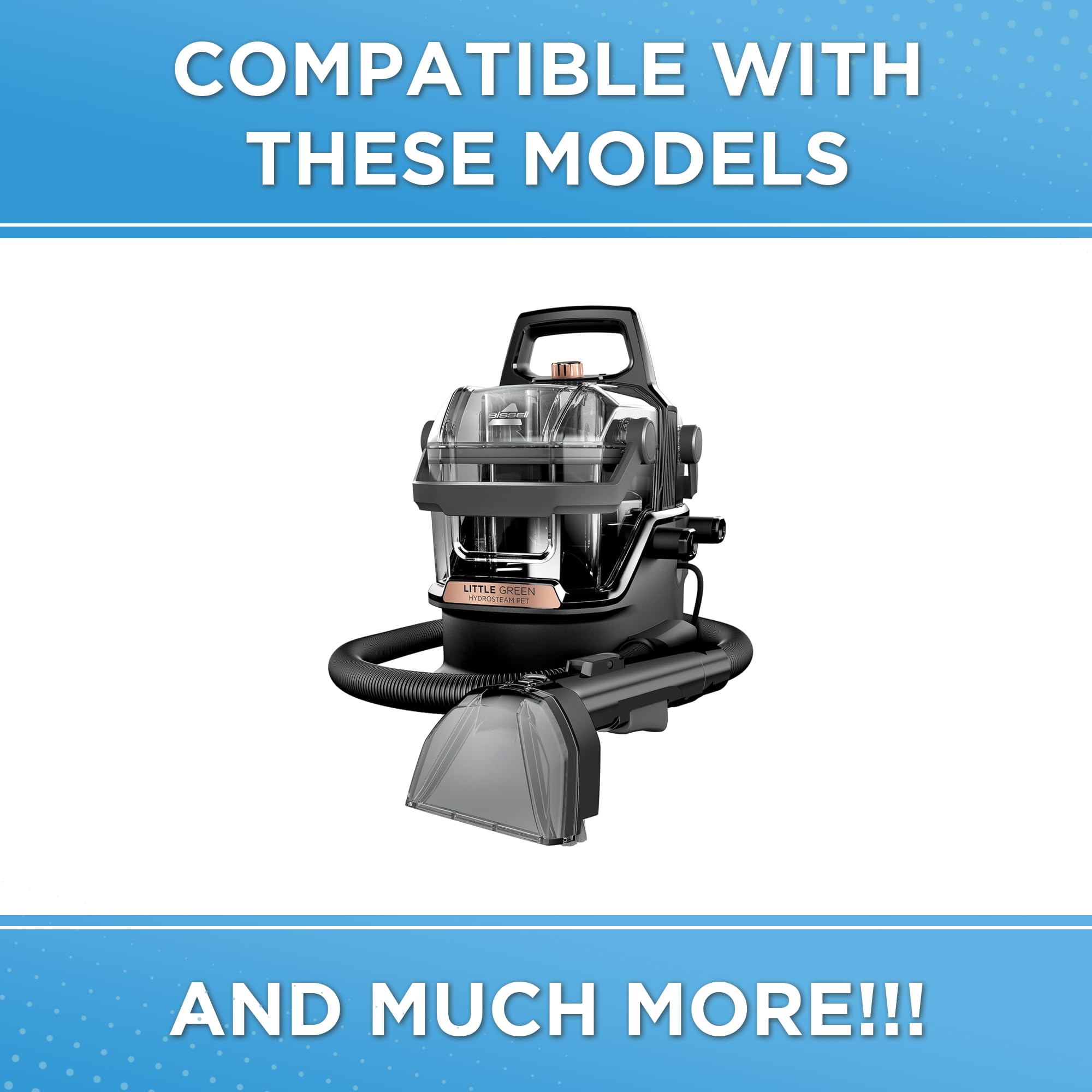 Replacement Hose Assembly with Screws for Bissell Little Green HydroSteam Carpet Cleaners - Fits Models # 3618, 3605, 3532