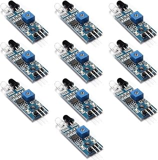 OSOYOO Arduino用 Raspberry Pi 5対応 IR赤外線障害物回避センサモジュール 10PCSセット