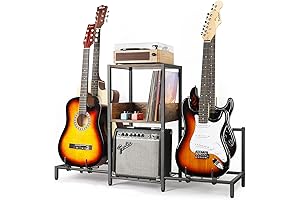 Bikoney 4-Tier Guitar Stand - Rock-Solid Bass Haven