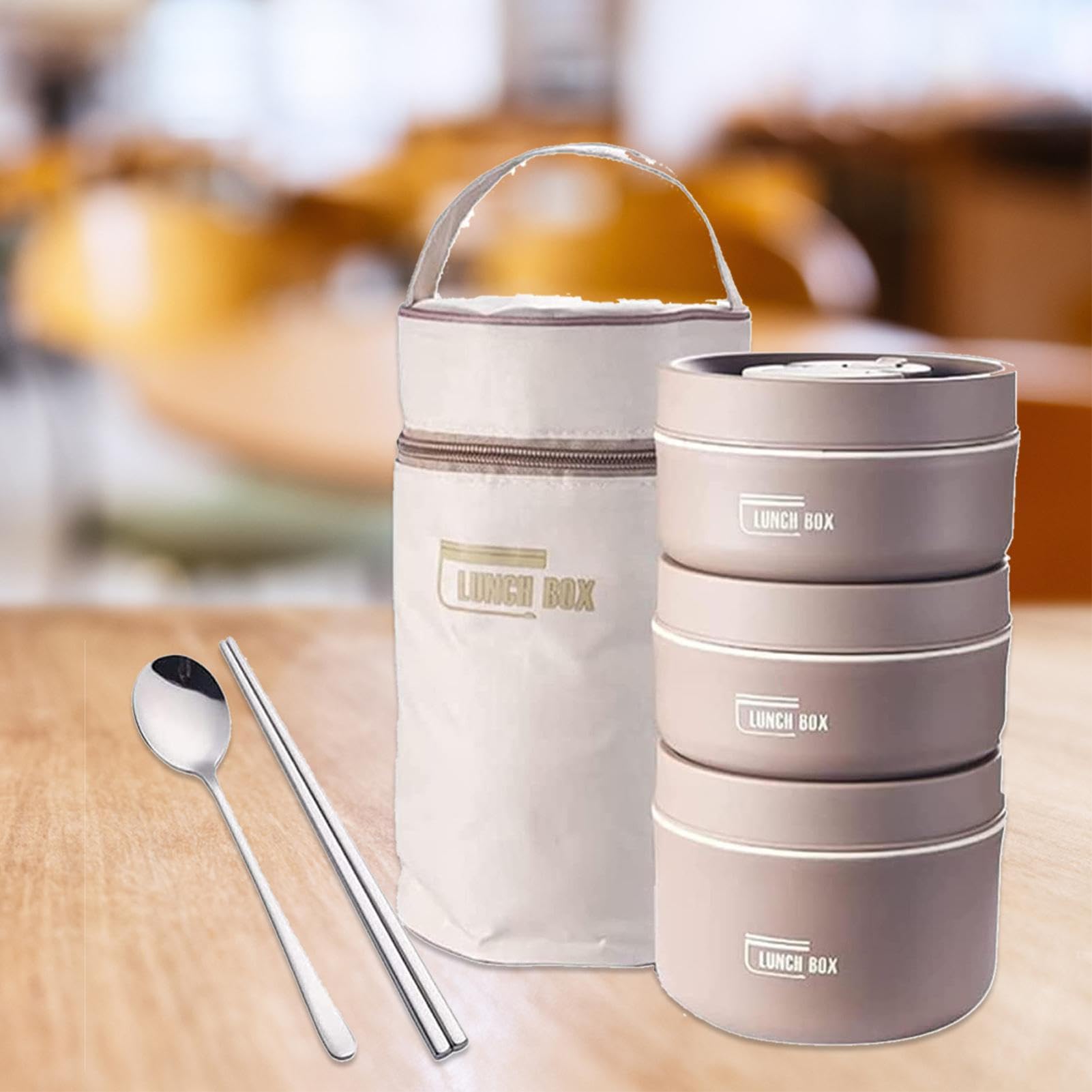 Boîte alimentaire thermique – Boîte à goûter en acier inoxydable