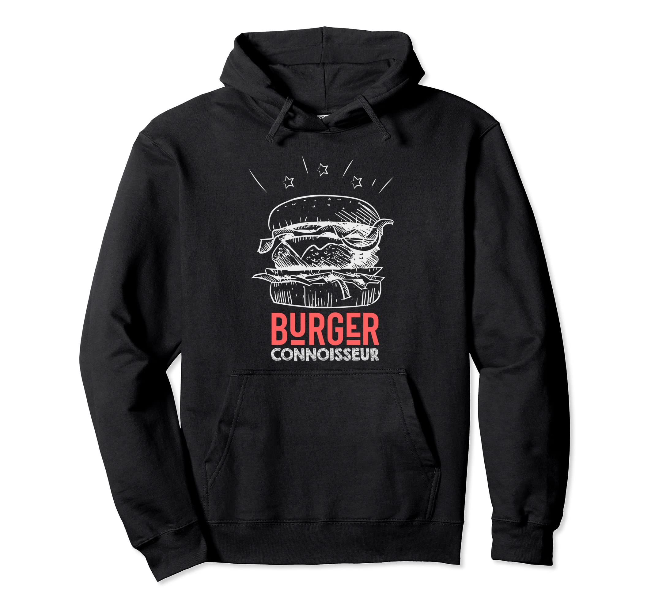 Burger Connoisseur Flipping Burgers Pullover Hoodie