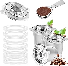 3 Pack K Cup Reusable Coffee Pods and 8Pcs Silicone Gasket and 1 Lid with heat-resistant handles for Keurig Stainless Steel Refillable K Cup - Reusable Coffee Filter for Keurig 1.0 Coffee Maker