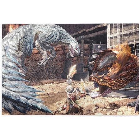 Amazon 1000ピース ジグソーパズル モンスターハンター Monster Hunter 10th Anniversary 50x75cm ジグソーパズル おもちゃ