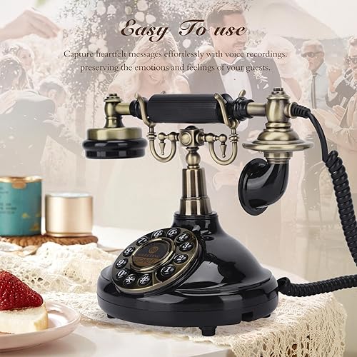 Miniatura 5 de Libro de visitas de audio negro, alternativa de libro de visitas de boda vintage, libro de invitados Polaroid con audio para boda, baby shower,