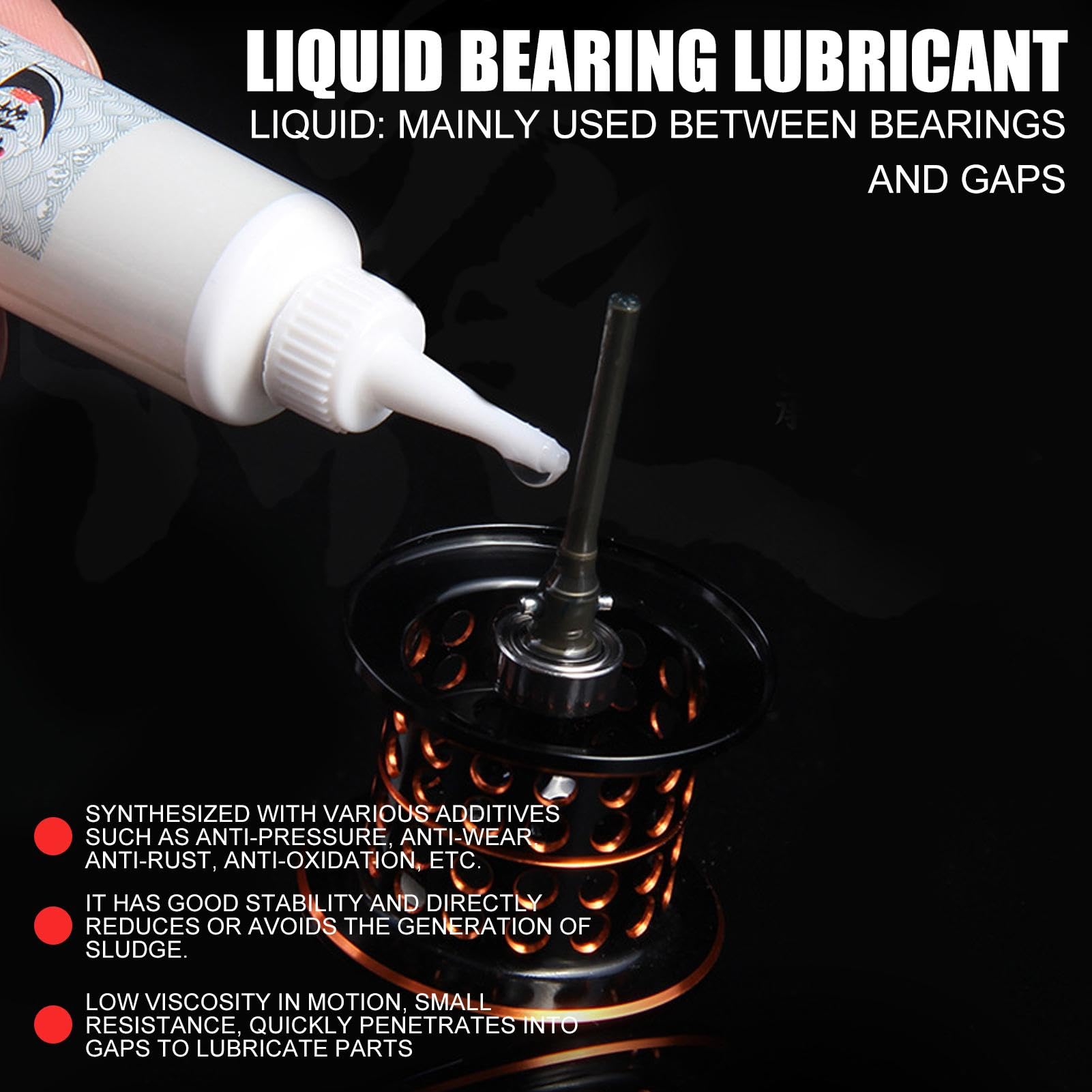 Grasa Para Carretes De Pesca - Grasa Y Aceite Para Carretes | Lubricador Limpiador De Carretes De Pesca, Aceite De Mantenimiento Lubricante De Carretes De 20 Ml, Grasa De Mantequilla Para Carretes De