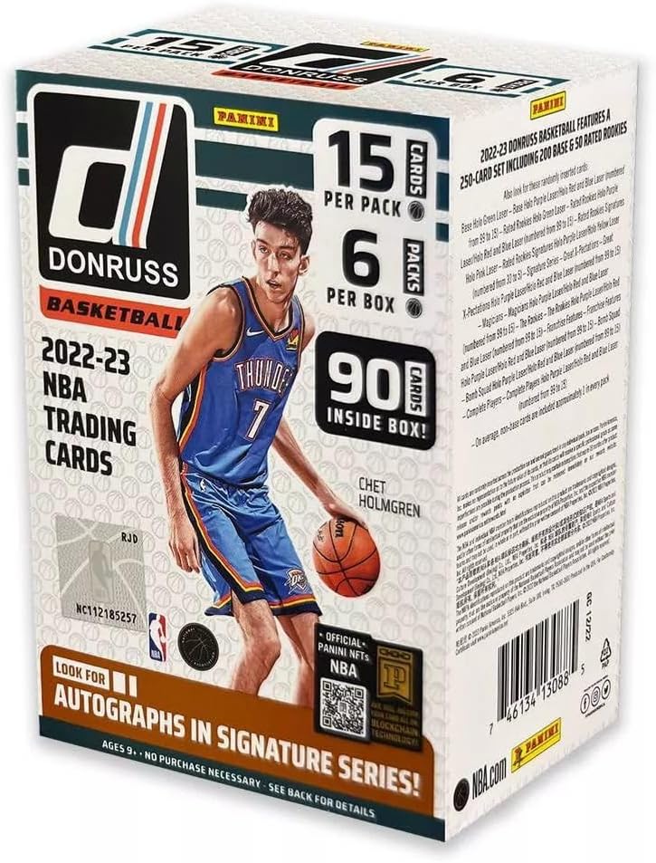 2022-23 Panini Donruss Basketball Blaster Box – NBA Trading Cards – Factory Sealed