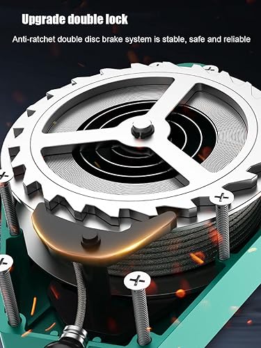 Miniatura 6 de BASICM Protección contra caídas con cuerda de alambre de acero de 0.157in, equipo de protección personal de alta altitud, dispositivos de protección