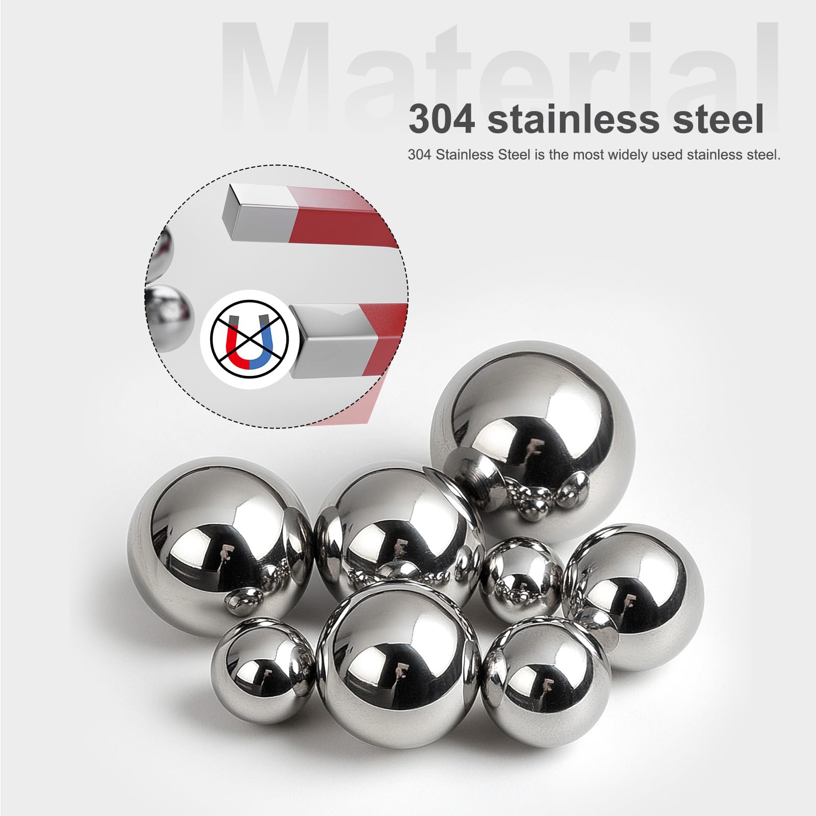 Stainless Steel Bearing Balls - 10 Pack -3