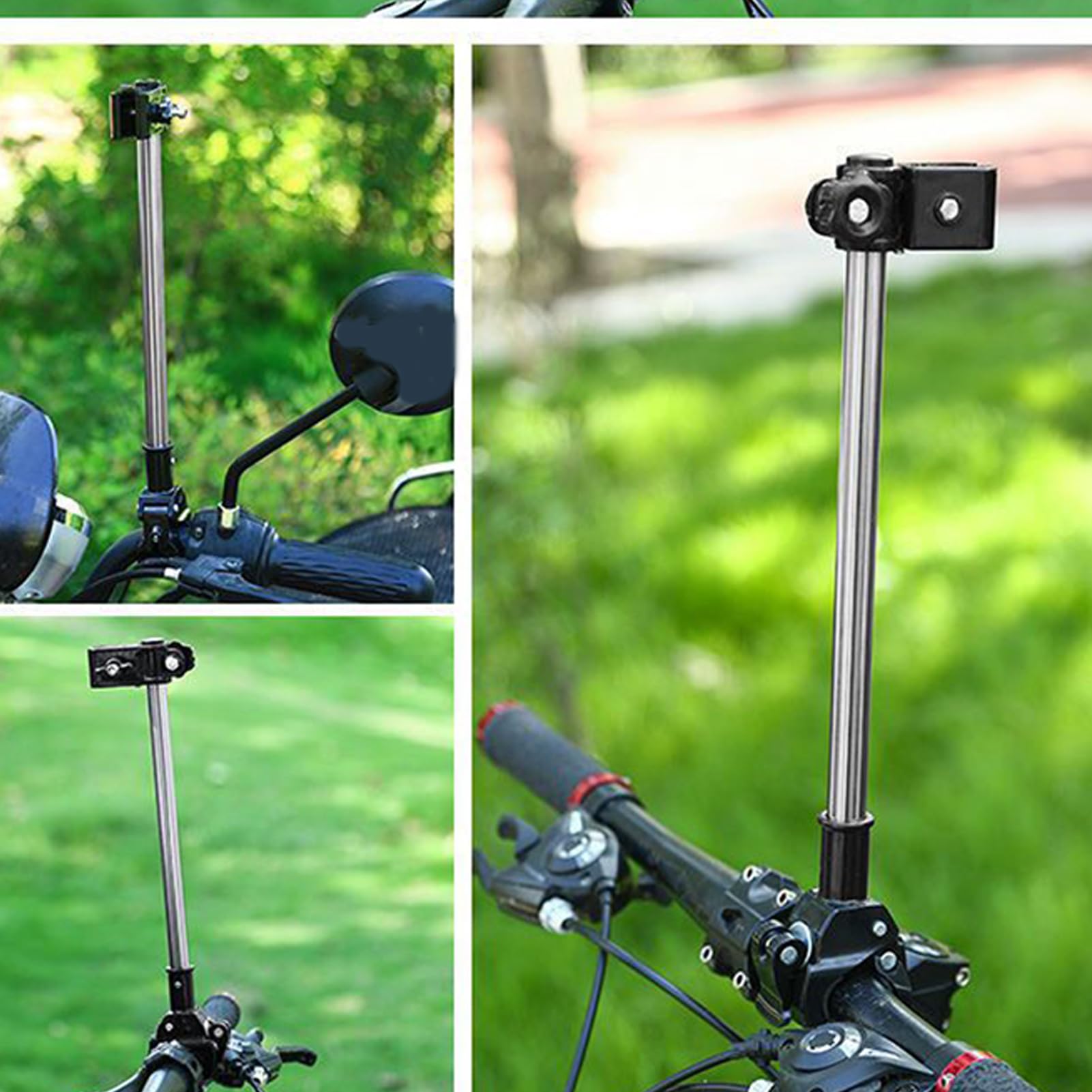 Soporte Ajustable para Paraguas para Silla de Ruedas, Soporte de fijación para Bicicleta sin taladrar para Hijo, Amigos, niños, Adolescentes, Marido, Familia, niñas, Mujeres, Hijas, Hombres