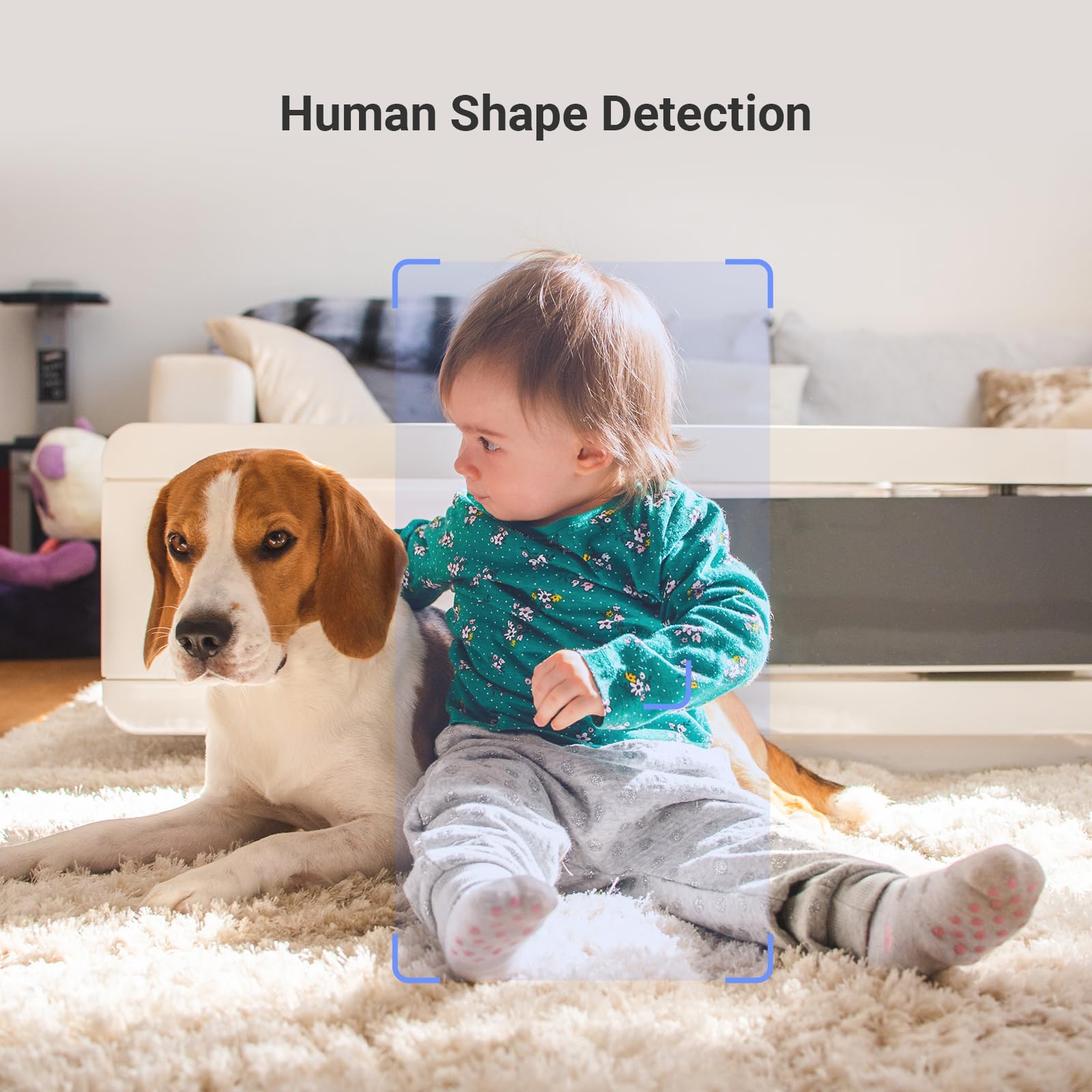 EZVIZ C6N Pro, 2K Indoor Camera Wireless, Baby Monitor with Call Button, Pet Camera Sound Detection, 360° Pan/Tilt/Zoom - Image 2