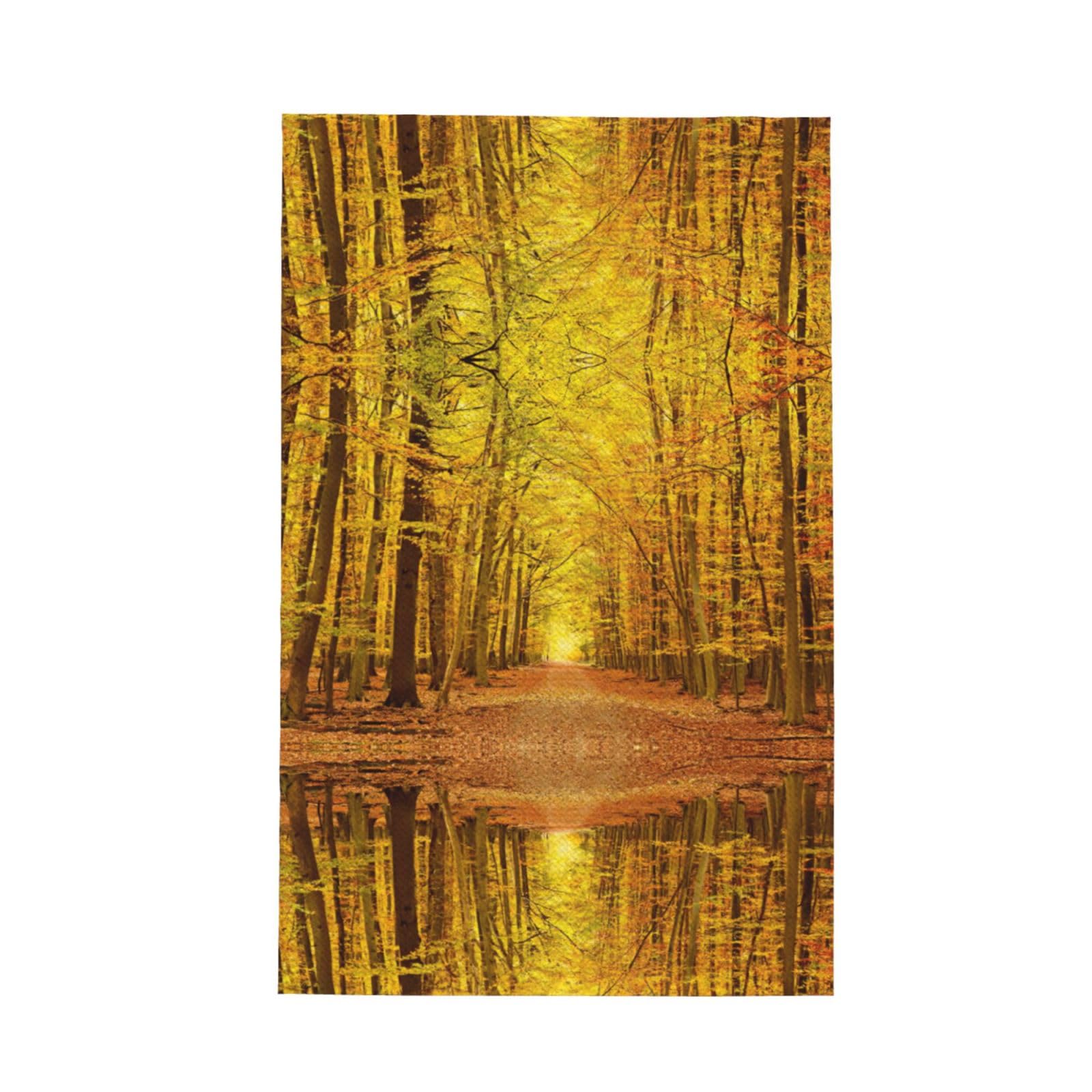 XXahnbm Pathway Print Waffle Kitchen Towel,Absorbent Hand Towel