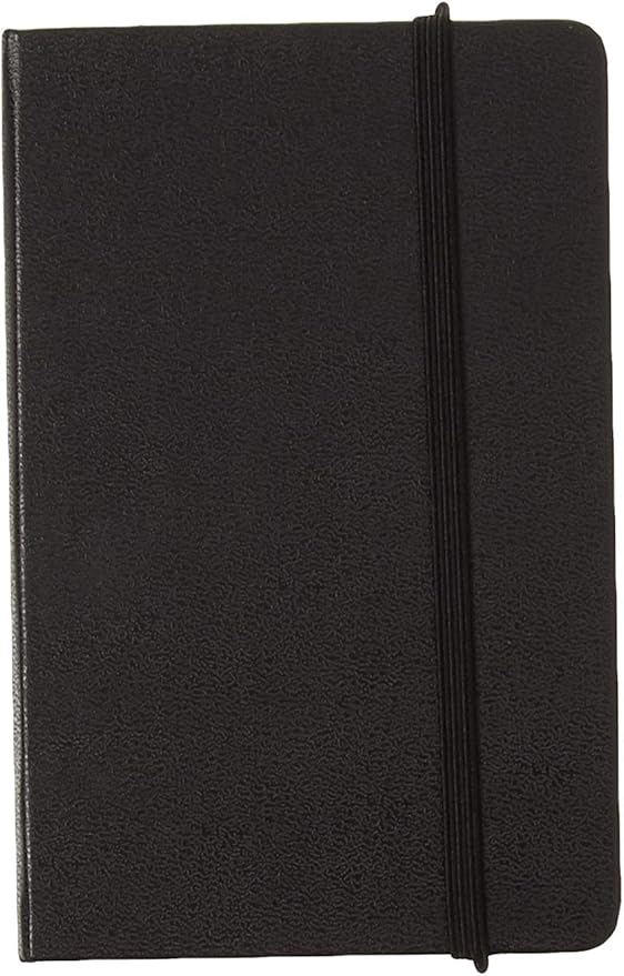Moleskine PRO Address Book, Hard Cover, Pocket (3.5" x 5.5") Black, 192
