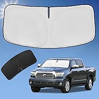 Vista 188 de Parasol de 4 capas para parabrisas, ajuste personalizado, tela 240T, parasol retráctil que bloquea los rayos ultravioletas, accesorios para automóvil