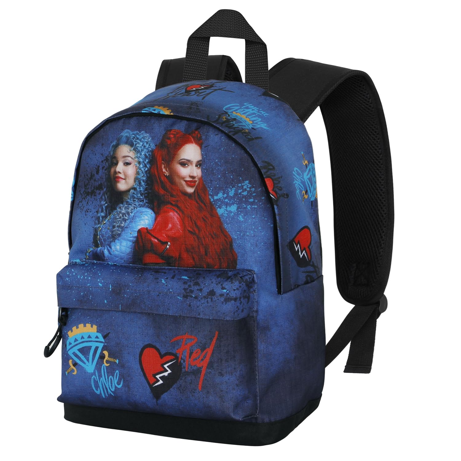 Descendants Wickedly-Small Fan HS Backpack, Multicolour, 25 x 35 cm, Capacity 12 L