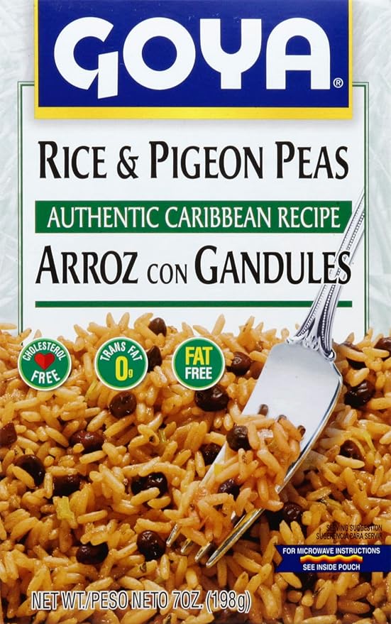 Goya, Rice Pigeon Peas Authentic Caribbean Recipe, 7 Ounce