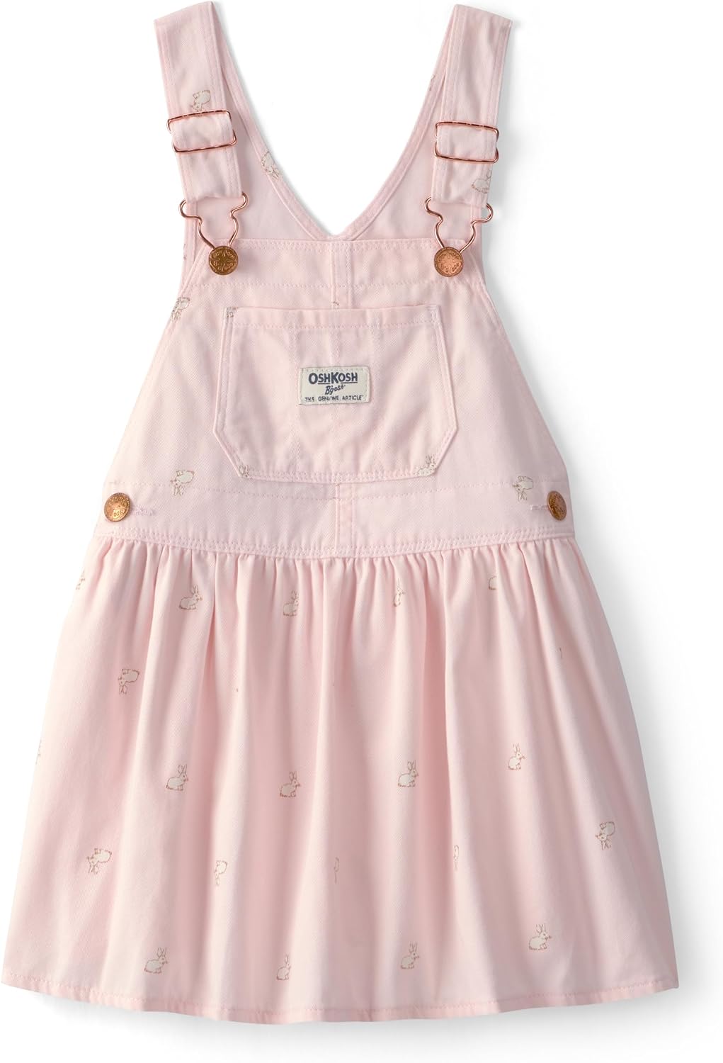 OshKosh B'gosh Girl World's Best Overalls, Pink, 2T
