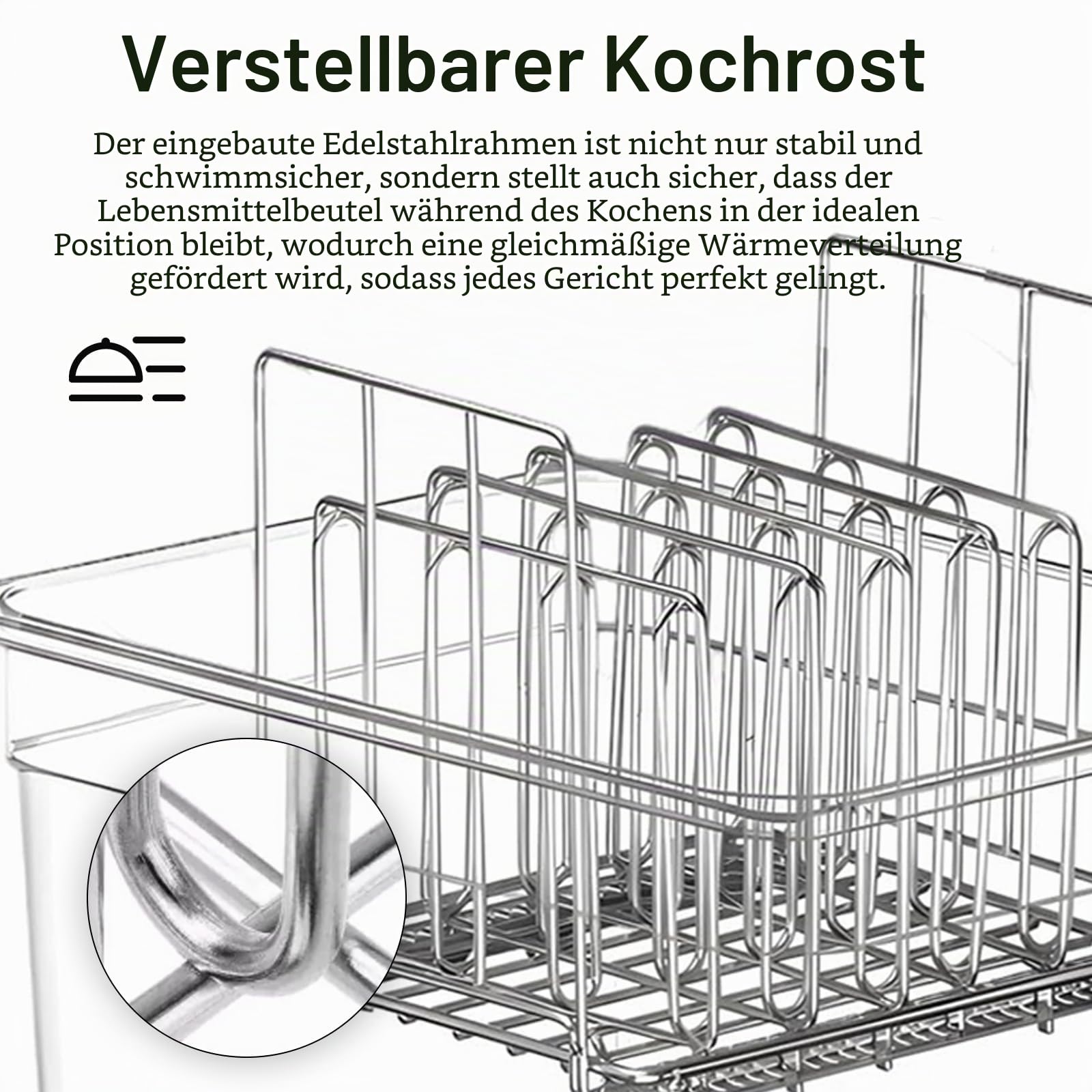 Sous Vide Behälter 12L mit Deckel und Rack Sous Vide Tools Container mit Isolierung Fassungsvermögen Slow Cooker Behälter Lebensmittelbehälter Sous Vide Zubehör für den meisten Sous Vide Kochern