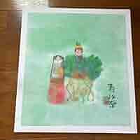 マサトさま専用片岡鶴太郎先生 原画 ３枚 Amazon.co.jp: 片岡鶴太郎 絵 複製画 絵画 版画 かまど茶会 第62