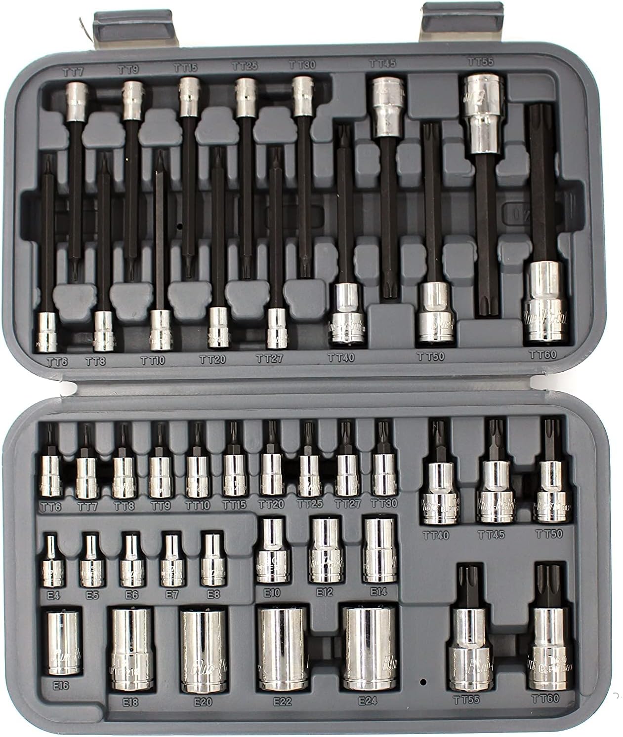 Bluepoint 43 pc1/4“+3/8”+1/2“Dr.Tamper Resistant Torx Socket Set.Bluepoint.